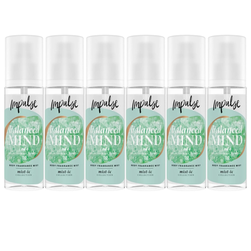 Impulse Mist-ic Balanced Mind Body Mist 6 x 150ml